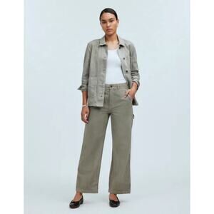 Madewell MN Dye Studio Perfect Vintage Wide Leg Carpenter Jeans US Women's 25